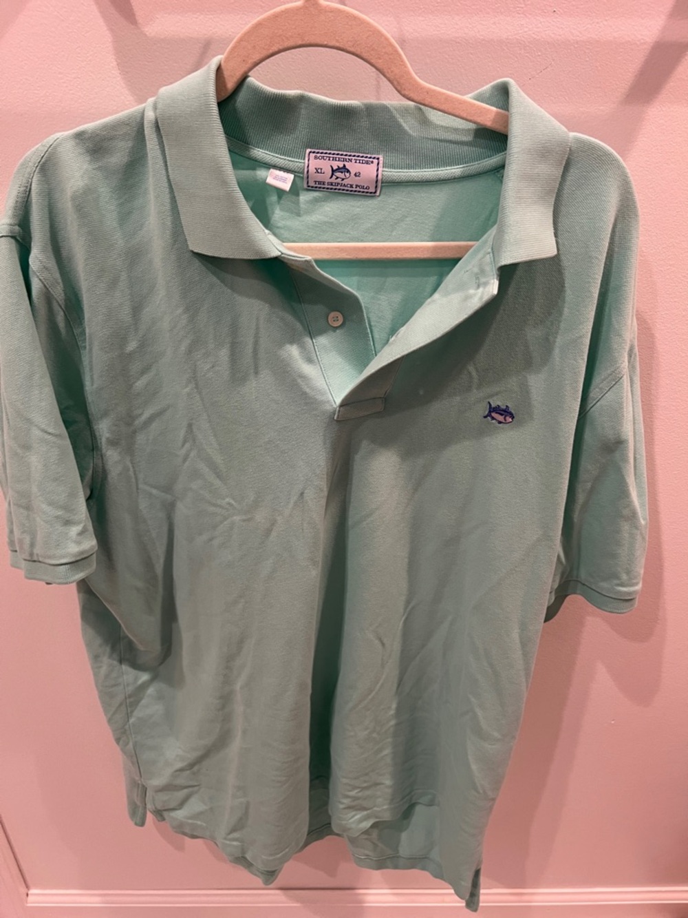 Southern Tide Men's Polo in Mint Green